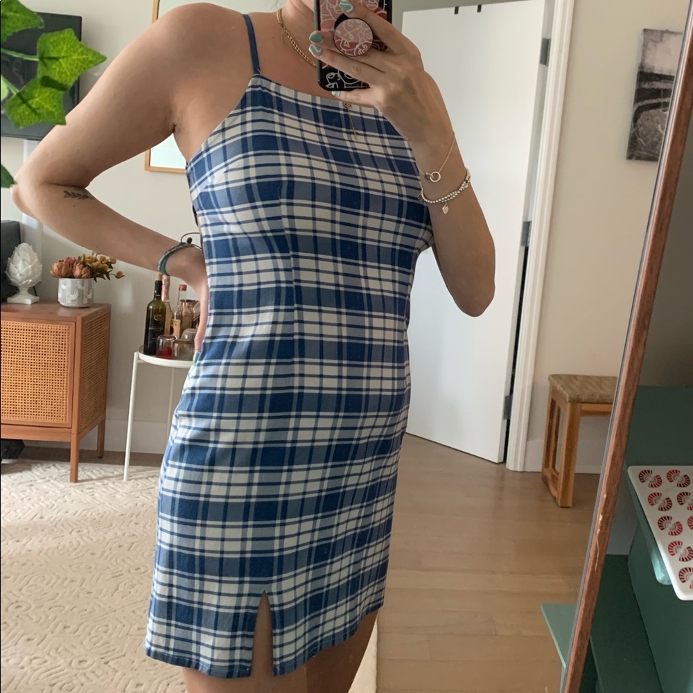 Urban check mini dress!